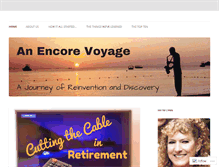 Tablet Screenshot of encorevoyage.com